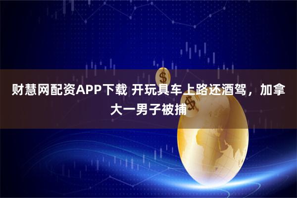 财慧网配资APP下载 开玩具车上路还酒驾，加拿大一男子被捕